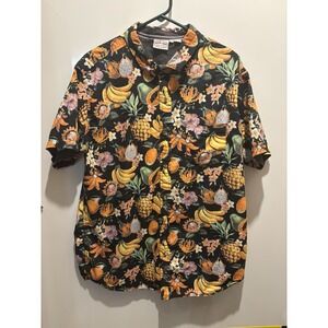 Ron Jon Surf Shop Fruit Shirt Men's XXL Runs Small Put To Put 48" Length 29"